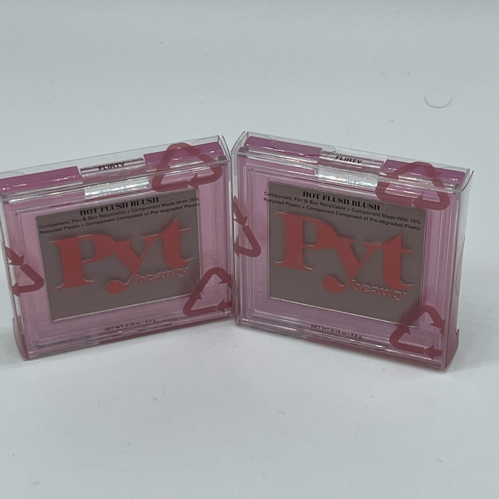 PYT beauty hot flush blush in Flirty